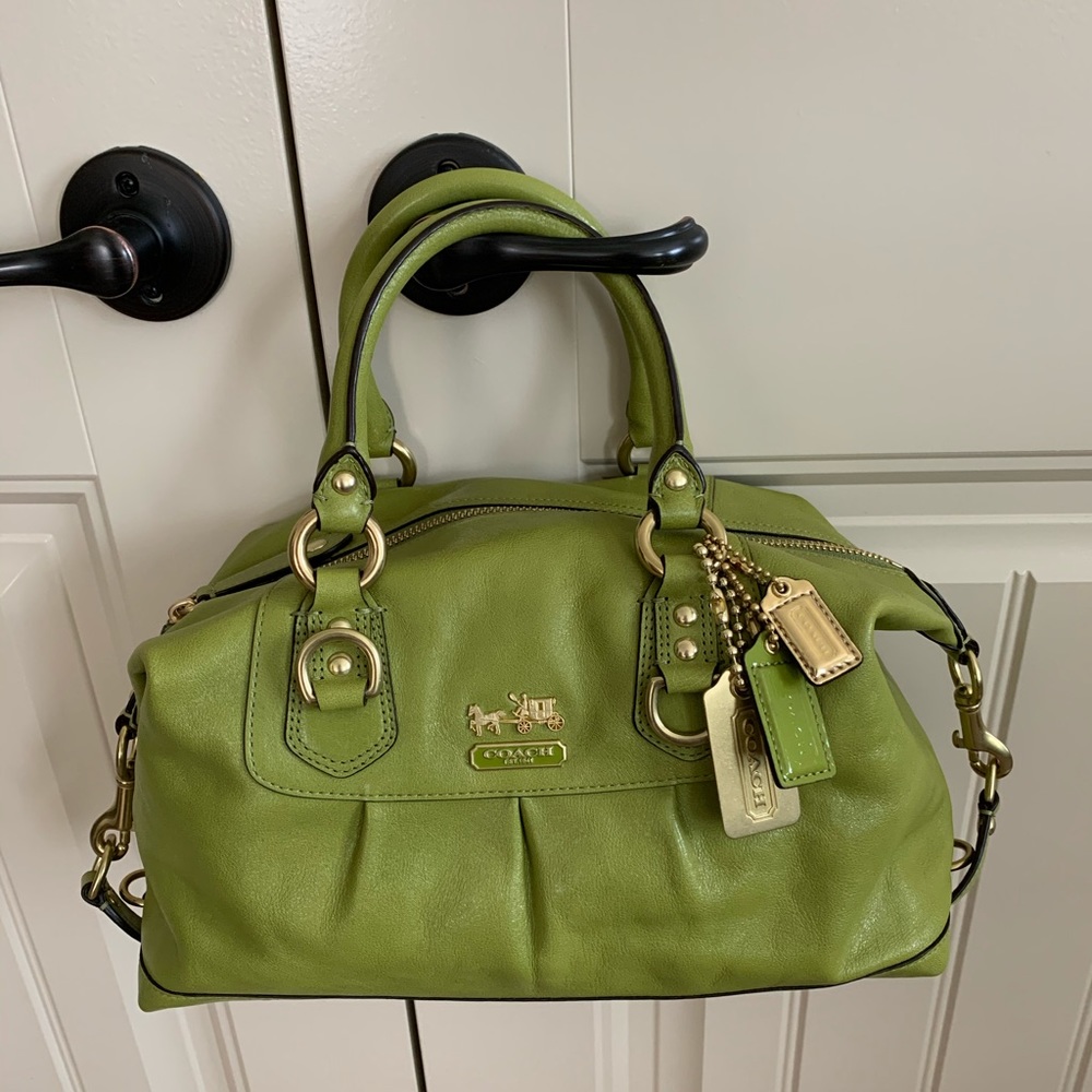 Coach Madison Leather Sabrina Convertible Satchel